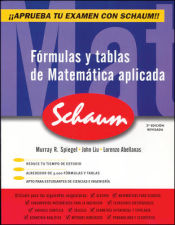 Portada de Manual de fórmulas y tablas de Matemática aplicada