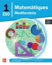 Portada de Matem&agrave;tiques 1r ESO. Mediterr&agrave;nia