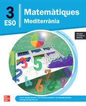 Portada de Matem&agrave;tiques 3r ESO. Mediterr&agrave;nia