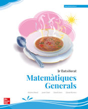 Portada de Matemàtiques Generals 1r Batxillerat - Mediterrània