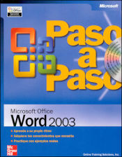 Portada de Microsoft Office Word 2003 paso a paso