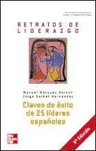 Portada de Retratos de liderazgo. Claves de éxito de 25 líderes españoles