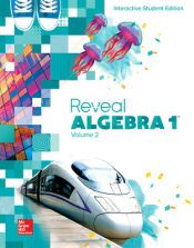 Portada de Reveal Algebra 1, Interactive Student Edition, Volume 2