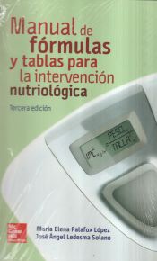 Portada de Manual de fórmulas y tablas para la intervención nutriológica