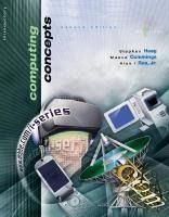 Portada de Computing Concepts. Introductory Edition