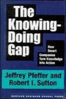 Portada de The Knowing-Doing Gap