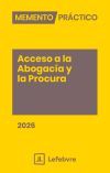 Memento Acceso a la Abogac&iacute;a y la Procura 2026