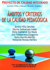 Portada de AMBITOS Y CRITERIOS DE LA CALIDAD PEDAGO