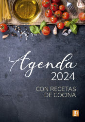 Portada de Agenda 2024 con recetas de cocina