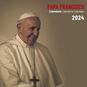 Portada de Calendario 2024: Papa Francisco. Mesa