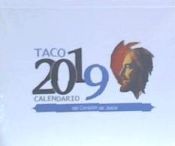 Portada de Calendario taco mesa Sagrado CorazÃ³n de JeÅ›us 2019