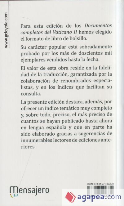 DOCUMENTOS COMPLETOS VATICANO II