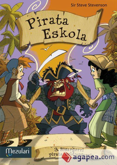 Pirata eskola. Bizargorri pirata beldurgarria Pirata eskola. Bizargorri pirata beldurgarria