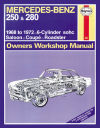 Mercedes-Benz 250 & 280 (68 - 72) Haynes Repair Manual