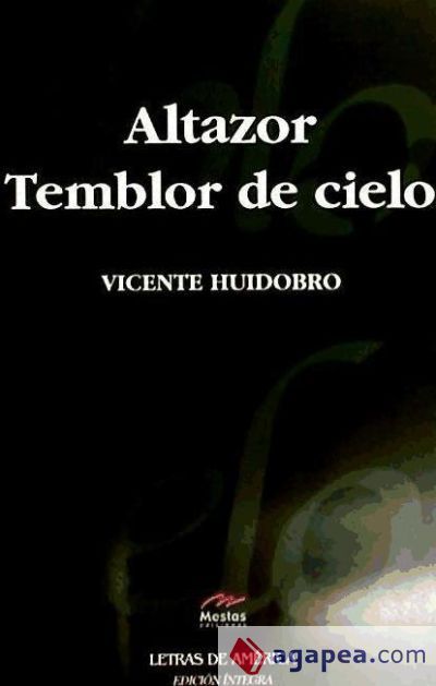 Altazor. Temblor de cielo