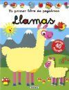 Mi primer libro de pegatinas. Llamas
