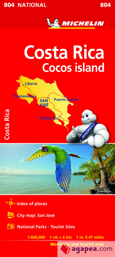 Mapa National Costa Rica