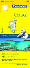 Michelin France: Corsica Map 345