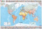 Portada de Michelin the World Planisphere Rolled Paper Map No 12701