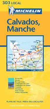 Portada de Mapa Calvados, Manche 2002