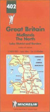 Portada de Mapa Great Britain. Midlands-The North. Lake District and Borders