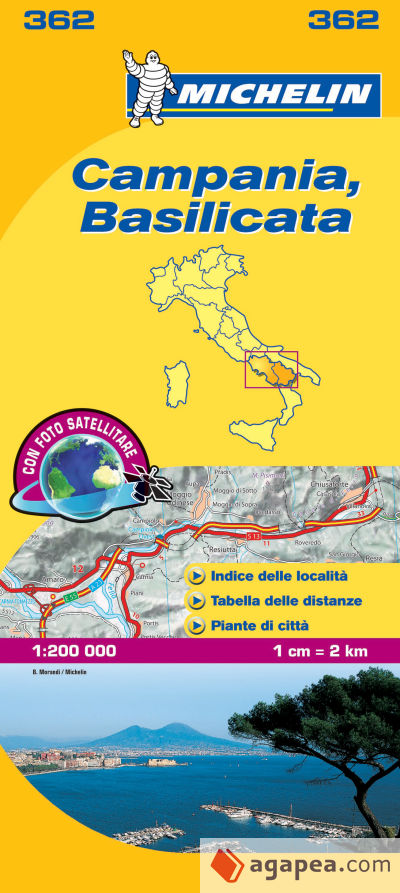 Mapa Local Campania, Basilicata