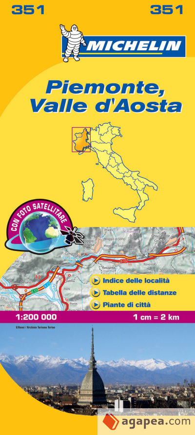 Mapa Local Piemonte, Valle D’Aosta