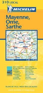 Portada de Mapa Mayenne, Orne, Sarthe 2002