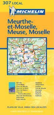 Portada de Mapa Meurthe Et Moselle, Meuse, Moselle 2002