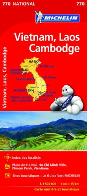 Portada de Mapa national Vietnam Laos Camboya