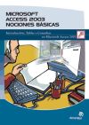 Microsoft Access 2003. Nociones Básicas