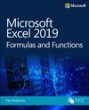 Microsoft Excel 2019 Formulas and Functions