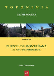 Portada de Toponimia de Ribagorza. Municipio de Puente de Montañana