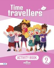 Portada de Time Travellers 2 Blue Activity Book English 2 Primaria (Mur)