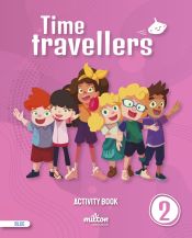 Portada de Time Travellers 2 Blue Activity Book English 2 Primaria