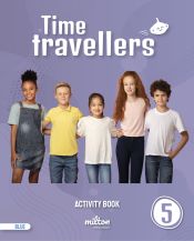 Portada de Time Travellers 5 Blue Activity Book English 5 Primaria