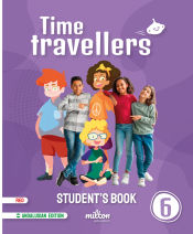 Portada de Time Travellers 6 Red Student's Book English 6 Primaria (AND)