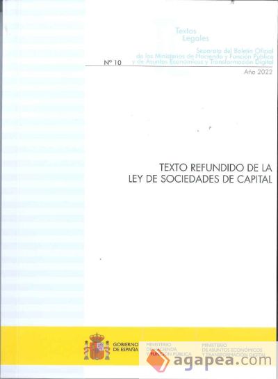 Texto Refundido de la Ley de Sociedades de Capital