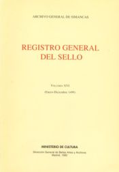 Portada de Registro general del sello. Vol. XVI. Enero-diciembre 1499
