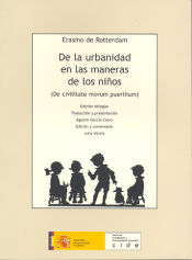 Portada de De la urbanidad en las maneras de los niños (De civilitate morum puerilium). Edición bilingüe
