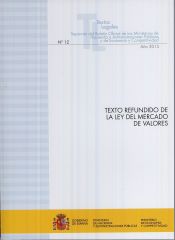 Portada de Texto refundido de la Ley del Mercado de Valores