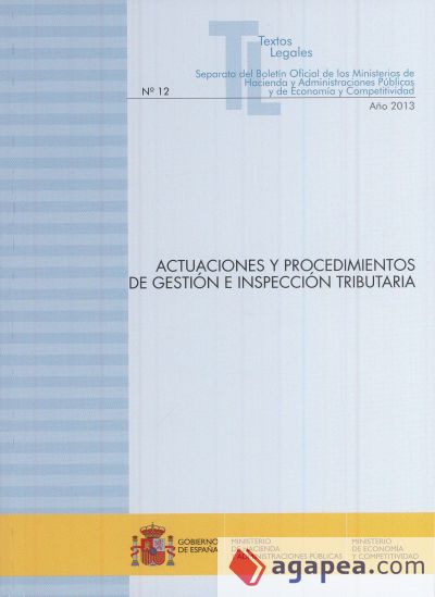 Actuaciones y procedimientos de gestión e inspección tributaria