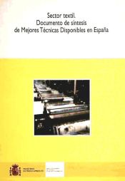 Portada de Sector textil : documento de síntesis de mejores técnicas disponible en España