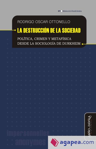 La destrucción de la sociedad