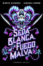 Portada de Seda blanca, fuego malva