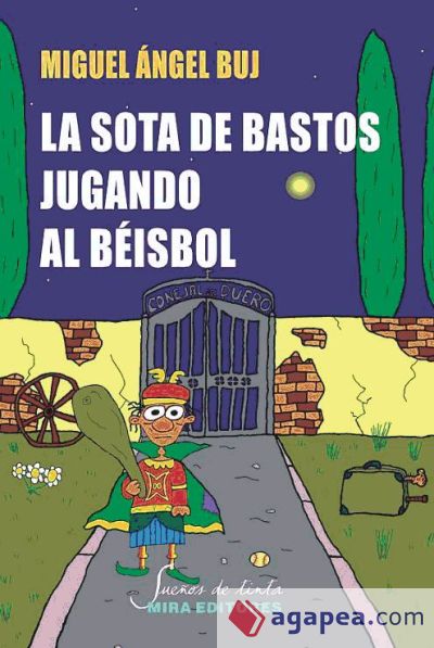 La sota de bastos jugando al béisbol