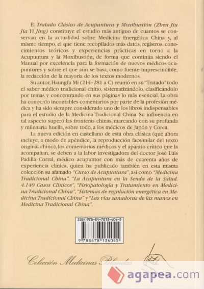 Tratado clásico de acupuntura y moxibustión (Zhen jiu jia yi jing)