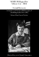 Portada de An International Annotated Bibliography of Strindberg Studies 1870-2005