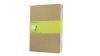 Moleskine Cahier Extra Large. Plain. Kraft Cover. 3er Pack