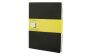 Moleskine Cahier Journal (Set of 3), Extra Large, Squared, Black, Soft Cover (7.5 X 10)